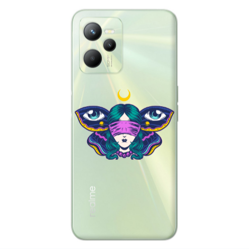 Realme C35 Eye in my ear Transparent Silicone TPU Θήκη