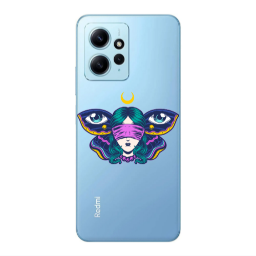 Xiaomi Redmi Note 12 4G Eye in my ear Transparent Silicone TPU Θήκη
