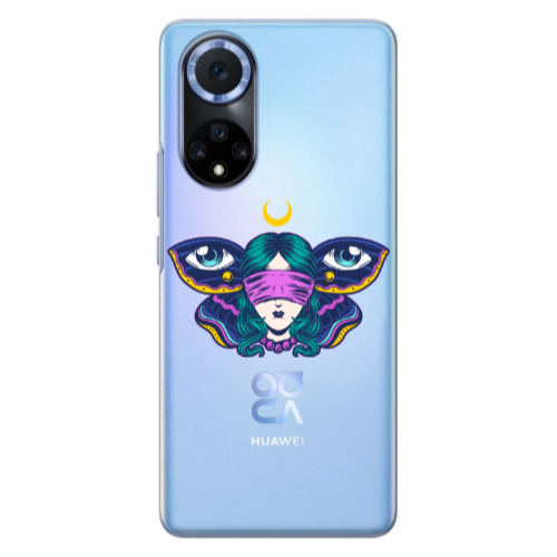Huawei Nova 9 Eye in my ear Transparent Silicone TPU Θήκη
