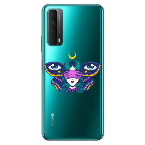 Huawei P Smart 2021 Eye in my ear Transparent Silicone TPU Θήκη