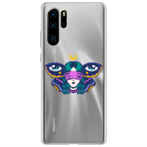 Huawei P30 Pro Eye in my ear Transparent Silicone TPU Θήκη