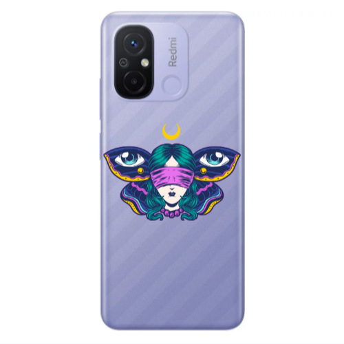 Xiaomi Redmi 12C Eye in my ear Transparent Silicone TPU Θήκη