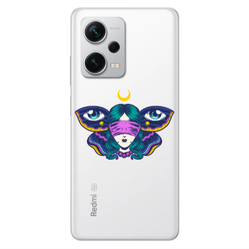 Xiaomi Redmi Note 12 5G Eye in my ear Transparent Silicone TPU Θήκη