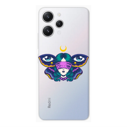 Xiaomi Redmi 12 Eye in my ear Transparent Silicone TPU Θήκη