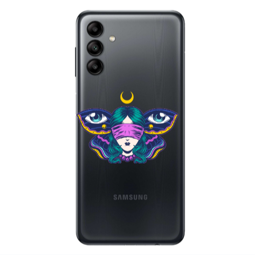 Samsung A13 5G Eye in my ear Transparent Silicone TPU Θήκη