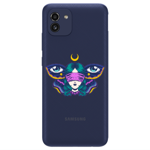 Samsung A03 Eye in my ear Transparent Silicone TPU Θήκη