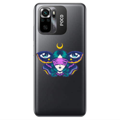 Xiaomi Poco M5 s Eye in my ear Transparent Silicone TPU Θήκη