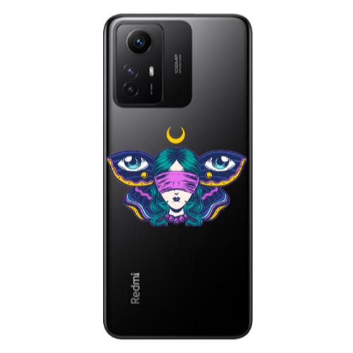 Xiaomi Redmi Note 12s Eye in my ear Transparent Silicone TPU Θήκη