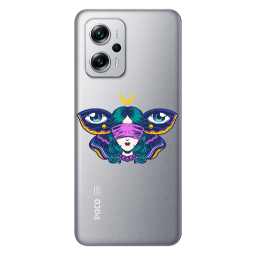 Xiaomi Poco X4 GT Eye in my ear Transparent Silicone TPU Θήκη