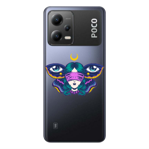 Xiaomi Poco X5 Eye in my ear Transparent Silicone TPU Θήκη