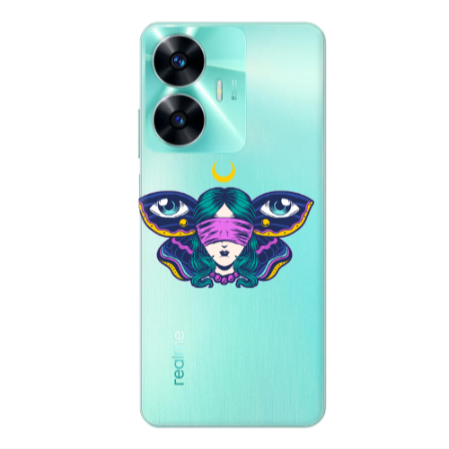 Realme C55 Eye in my ear Transparent Silicone TPU Θήκη