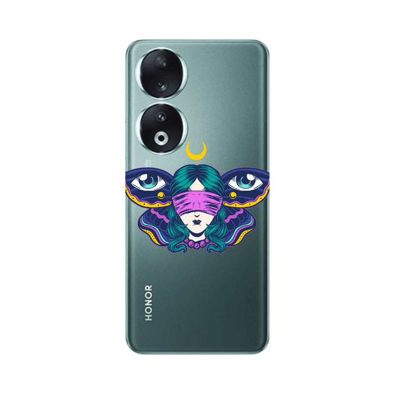 Honor 90 5G Eye in my ear Transparent Silicone TPU Θήκη