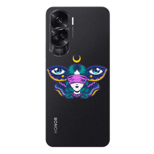 Honor 90 Lite 5G Eye in my ear Transparent Silicone TPU Θήκη