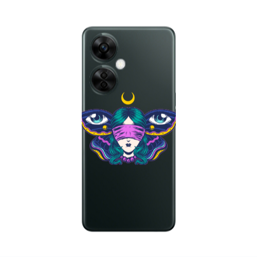 Oneplus Nord CE 3 Lite 5G Eye in my ear Transparent Silicone TPU Θήκη