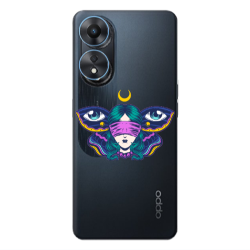 Oppo A 98 Eye in my ear Transparent Silicone TPU Θήκη