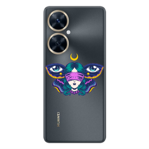 Huawei Nova 11i Eye in my ear Transparent Silicone TPU Θήκη