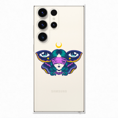 Samsung S24 Ultra Eye in my ear Transparent Silicone TPU Θήκη