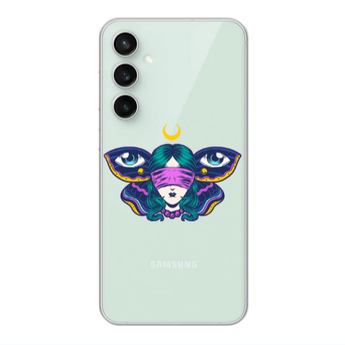 Samsung S24 FE Eye in my ear Transparent Silicone TPU Θήκη