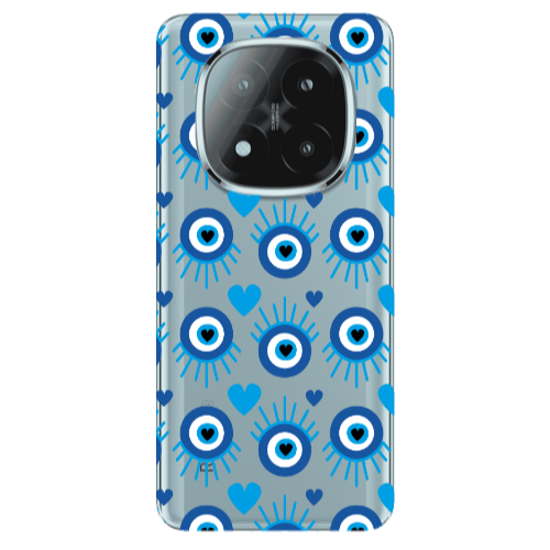 Xiaomi Redmi Note 14 Pro + 5g Heart Eye Transparent Silicone TPU Θήκη