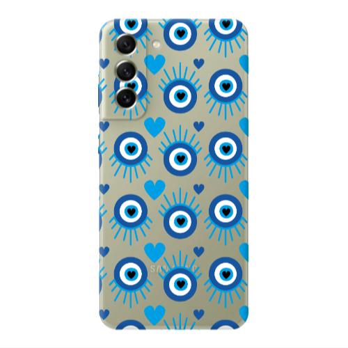 Samsung S22 Plus Heart Eye Transparent Silicone TPU Θήκη