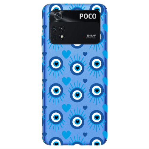 Xiaomi Poco M4 Pro 4G Heart Eye Transparent Silicone TPU Θήκη