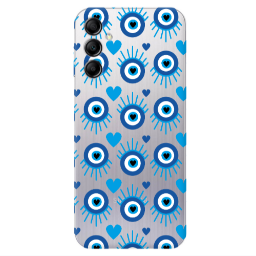 Samsung A24 Heart Eye Transparent Silicone TPU Θήκη