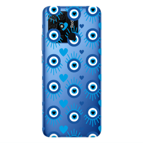 Xiaomi Poco C40 Heart Eye Transparent Silicone TPU Θήκη