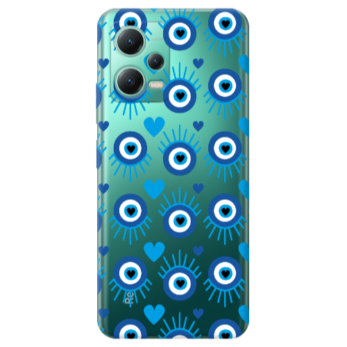 Xiaomi Redmi Note 12 Pro Plus 5G Heart Eye Transparent Silicone TPU Θήκη