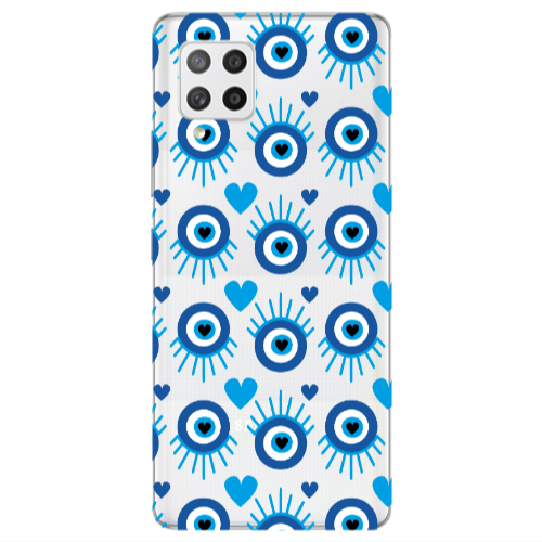 Samsung A42 5G Heart Eye Transparent Silicone TPU Θήκη