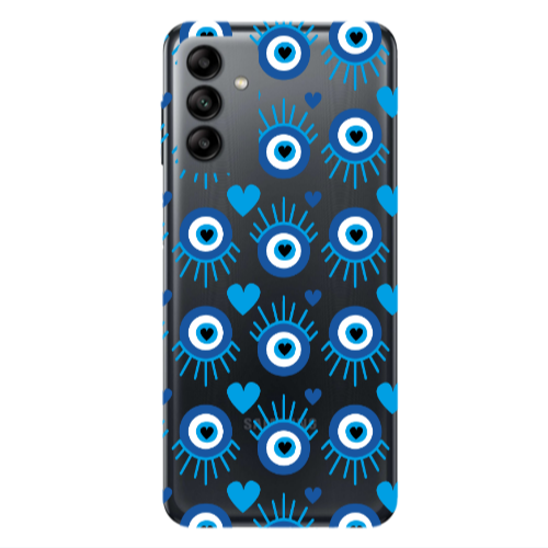 Samsung A13 5G Heart Eye Transparent Silicone TPU Θήκη