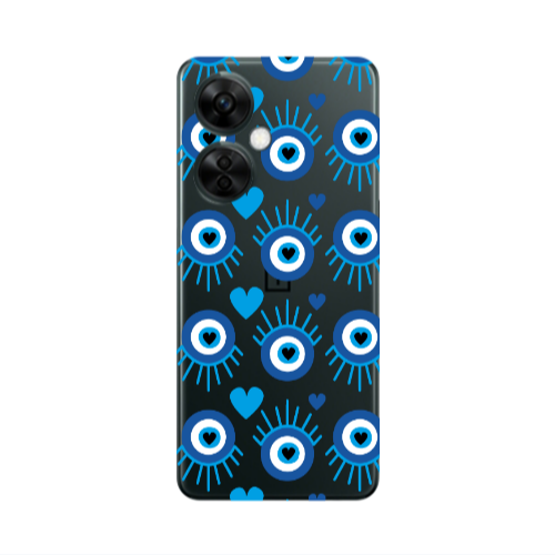 Oneplus Nord CE 3 Lite 5G Heart Eye Transparent Silicone TPU Θήκη