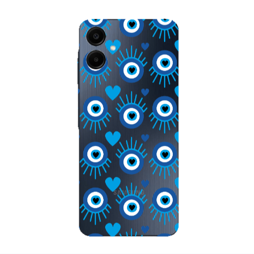 Samsung A06 Heart Eye Transparent Silicone TPU Θήκη