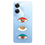 Realme Note 60 3 different eyes Transparent Silicone TPU Θήκη