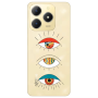 Realme C61 3 different eyes Transparent Silicone TPU Θήκη