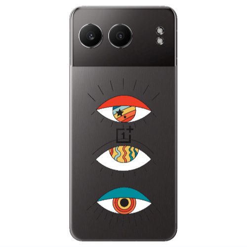 Oneplus Nord 4 3 different eyes Transparent Silicone TPU Θήκη