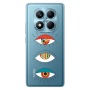 Xiaomi Redmi Note 14 Pro 3 different eyes Transparent Silicone TPU Θήκη