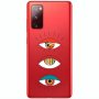 Samsung S20 FE 3 different eyes Transparent Silicone TPU Θήκη