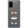 Samsung S20 Plus 3 different eyes Transparent Silicone TPU Θήκη