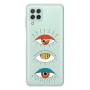 Samsung A22 4G 3 different eyes Transparent Silicone TPU Θήκη