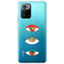 Xiaomi Poco X3 GT 3 different eyes Transparent Silicone TPU Θήκη