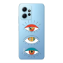 Xiaomi Redmi Note 12 4G 3 different eyes Transparent Silicone TPU Θήκη
