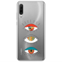 Huawei P30 3 different eyes Transparent Silicone TPU Θήκη