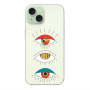 Apple iPhone 15 Plus 3 different eyes Transparent Silicone TPU Θήκη