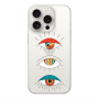 Apple iPhone 15 Pro 3 different eyes Transparent Silicone TPU Θήκη