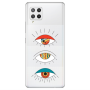 Samsung A42 5G 3 different eyes Transparent Silicone TPU Θήκη