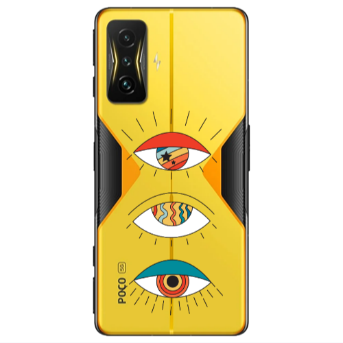 Xiaomi Poco F4 Gt 3 different eyes Transparent Silicone TPU Θήκη