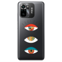 Xiaomi Poco M5 s 3 different eyes Transparent Silicone TPU Θήκη