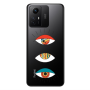 Xiaomi Redmi Note 12s 3 different eyes Transparent Silicone TPU Θήκη