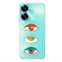 Realme C55 3 different eyes Transparent Silicone TPU Θήκη