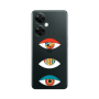 Oneplus Nord CE 3 Lite 5G 3 different eyes Transparent Silicone TPU Θήκη